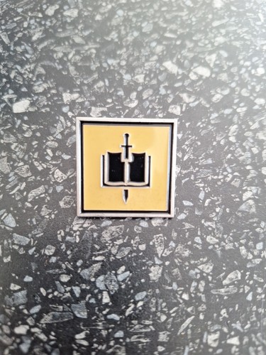 Grey knights pin badge - grey,