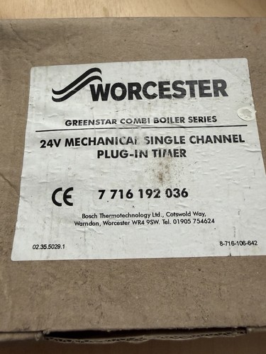 Worcester mt10 24v mechanical - worcester,