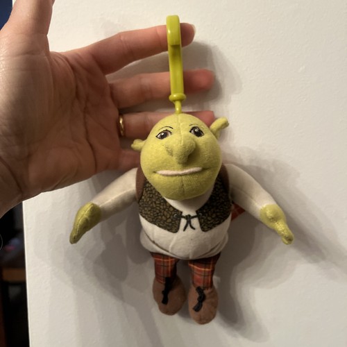 Hasbro shrek plush clip - shrek, on
