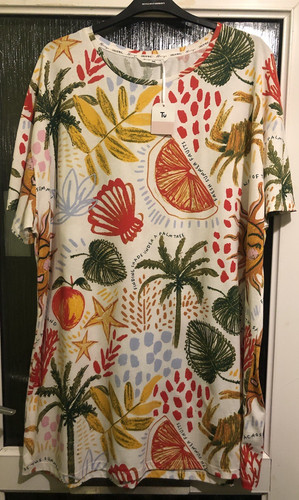 Tropical nightie shirt - nightie, t-shirt