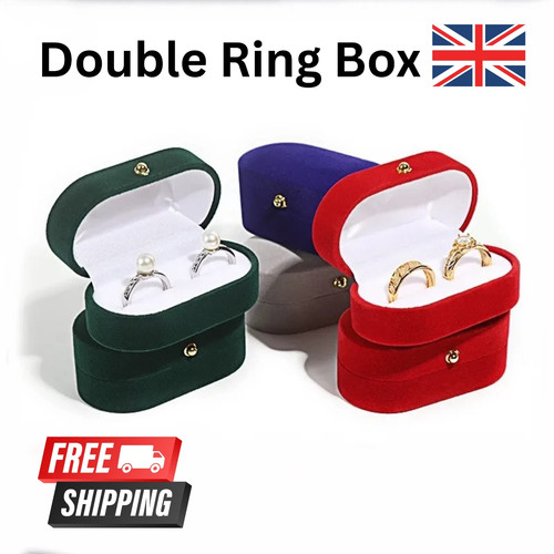 Double ring box velvet - -,