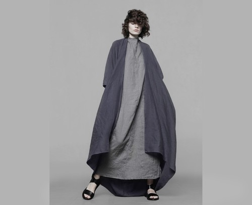 Linen cocoon cardigan kimono - cocoon, cardigan,