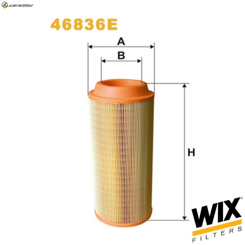 Air filter 46836e for volvo - air,
