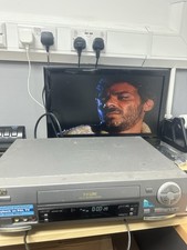 JVC HR-J670EK Grey VHS Video Player Recorder VCR  with Remote