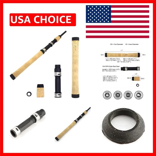 Fast action 340mm cork handle - 340mm,
