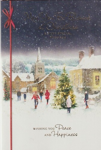 Religious christmas greeting - religious,