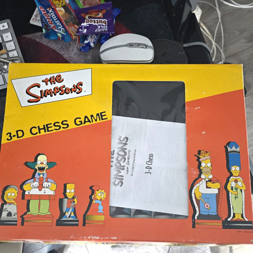 The simpsons chess game - simpsons, 3-d