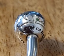 Pandora Moon and Stars Silver Bangle Size 3 Ale 925