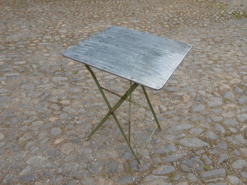 Vintage folding metal bistro - vintage,