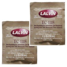 2x Champagne Yeast 5g Sachets
