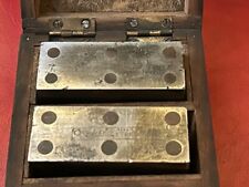Eclipse  Type A  Magnetic Chuck Block Flux Coupled Adaptors Matched Pair No.1836