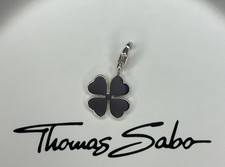 Thomas Sabo charm: four leaf clover / cloverleaf / hearts, silver, hallmarked 🍀