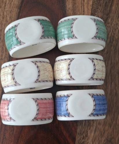 Wedgwood vintage napkin rings - wedgwood,