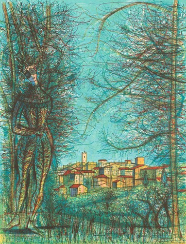 1966 print jean carzou - 1966,