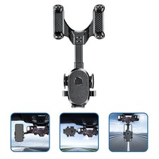  Phone Mount for Vehicle Car Holder Cellphone Rear View Mirror Bracket