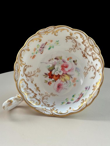 Antique coalport cup flowers - coalport, &