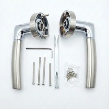 Satin & Polished Chrome Door