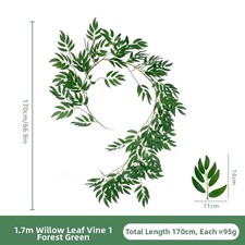 Artificial Willow Vine Leaves