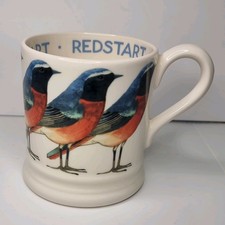 Emma Bridgewater Redstart Bird 1/2 Pint Mug displayed only excellent 