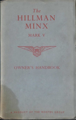 Hillman minx saloon - v,