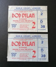 2x Bob Dylan 1981 Concert