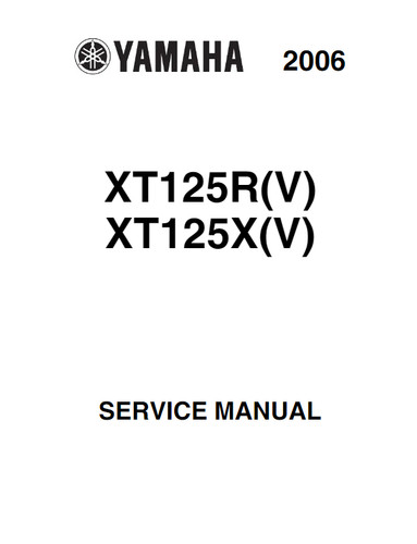 Yamaha 2006 125 service - yamaha,
