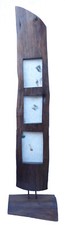 Teak photo frame rustic /