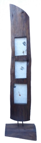 Teak photo frame rustic - , /