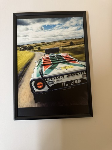 New framed print lancia - framed,