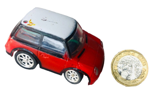Toy car mini cooper red - cooper, white