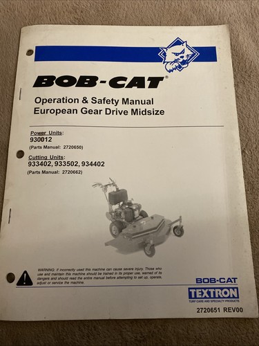 Bob cat european gear drive - bob-cat,