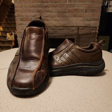 Skechers Men 8.5 Brown Leather