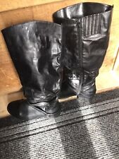 Ladies Knee Length Boots From BHS - Size 4 - Wide Fit