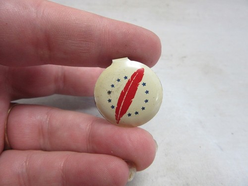 Vintage red cross give tin - red,