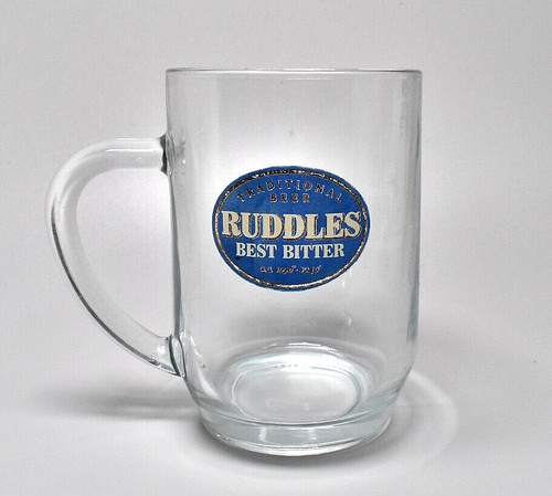 Vintage ruddles beer glass - beer,