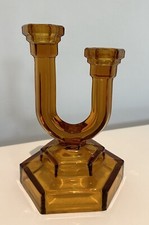 Vintage Art Deco Pressed Amber