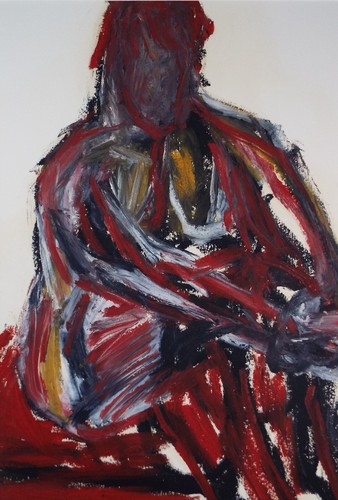 Original oil gouache on - gouache,