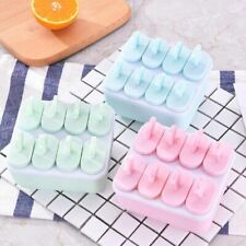 8 Grid Frozen Ice Cream Lolly Juice Maker Mold Mould PP plastic Popsicle Icebox