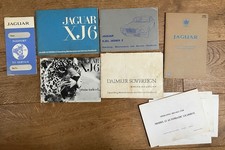 Jaguar XJ6 classic car glovebox owners factory service manuals Daimler Sovereign