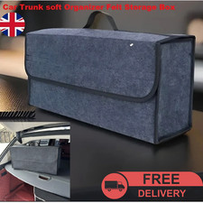 GREY CAR BOOT ORGANISER FELT
