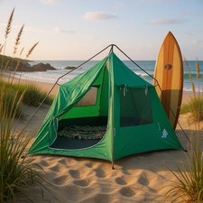 Vintage 8 X 10 Tent Canvas Top