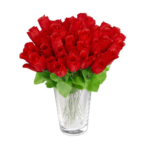 Artificial red roses faux - artificial,