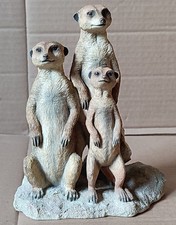 2009 Leonardo "Out Of Africa" Collection Meerkats Family  Figurine.