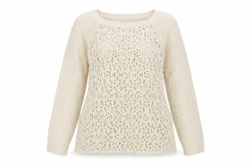Apricot womens pullover jumper - apricot,