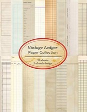Vintage Ledger Paper