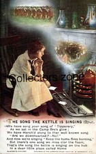 WW1 Bamforth Song Card The Song The Kettle Is Singing Card No 2