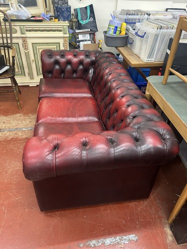 Chesterfield leather sofa - chesterfield,