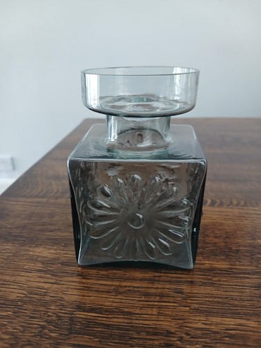 Dartington glass candle