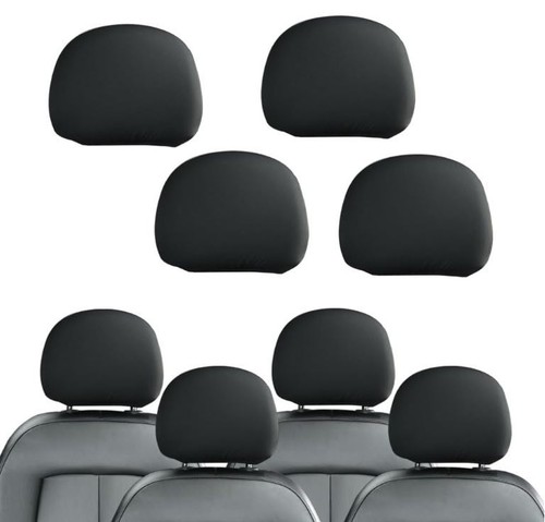 Pair black headrest - pair, cover
