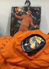 Smiffy’s Orange Tango Man Dressing Up Costume Size Large Padded 3pc Outfit 